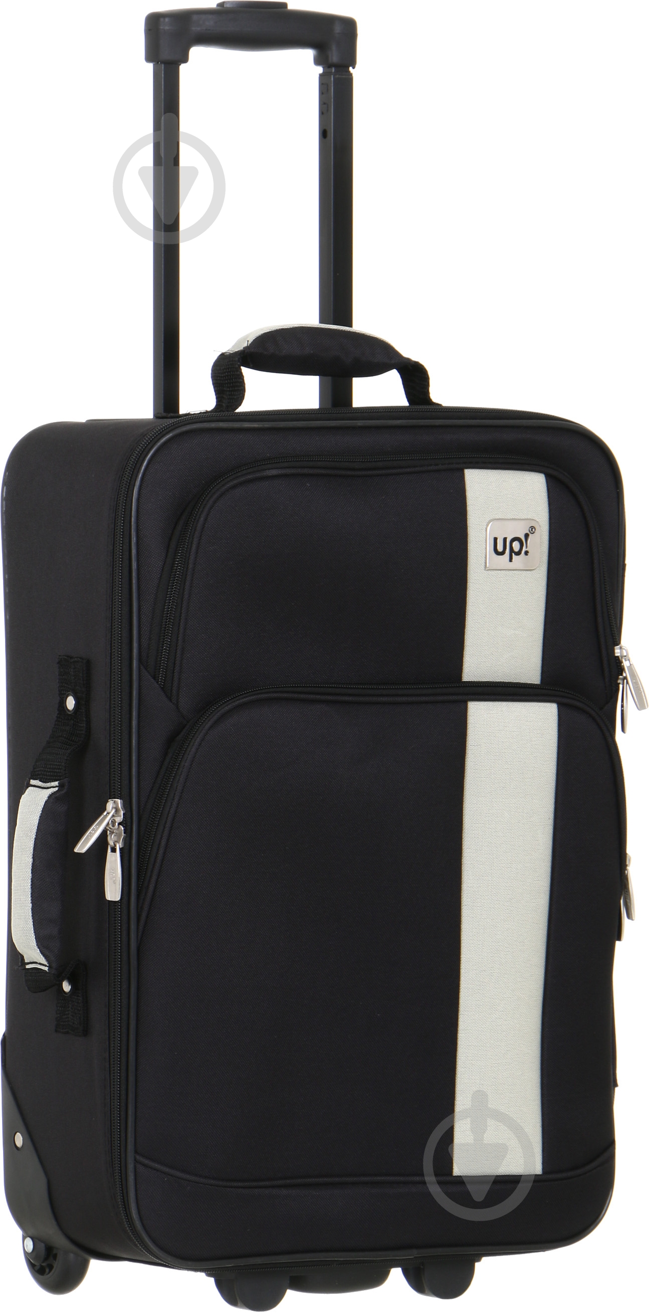 Чемодан UP! (Underprice) 23 л черный 51х35х17 см - фото 4