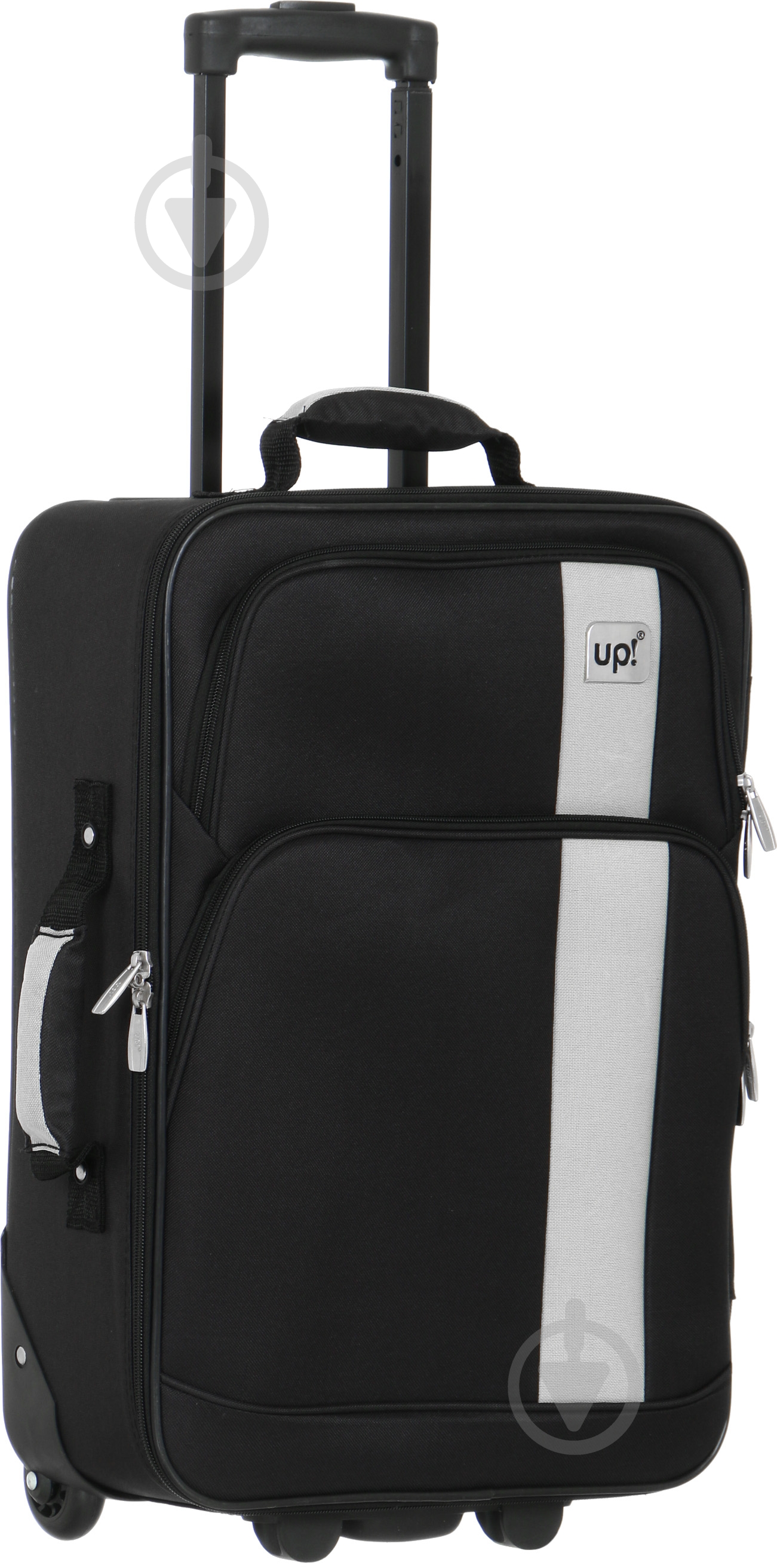 Чемодан UP! (Underprice) 61х40х20 см 40 л черный - фото 1