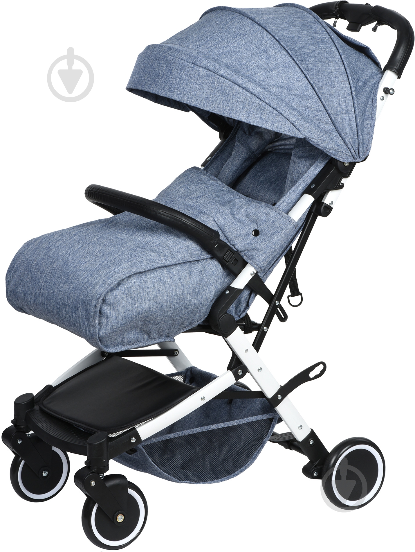 Коляска прогулочная Miqilong DG712 синий - фото 3
