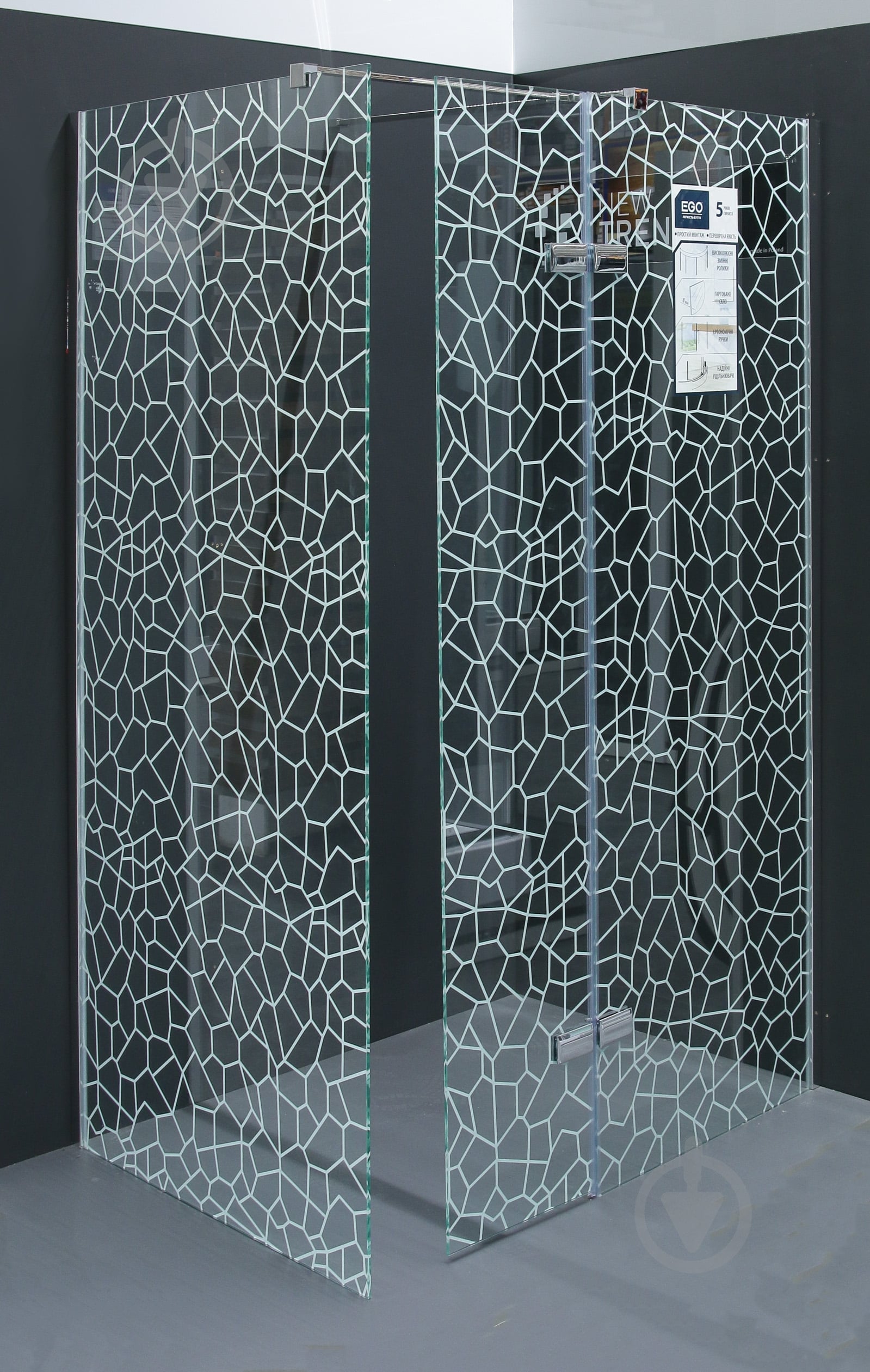 УЦІНКА! Душова кабіна EGO LEX 120х90х200 - фото 1 УЦІНКА! Душова кабіна EGO LEX 120х90х200 - фото 1