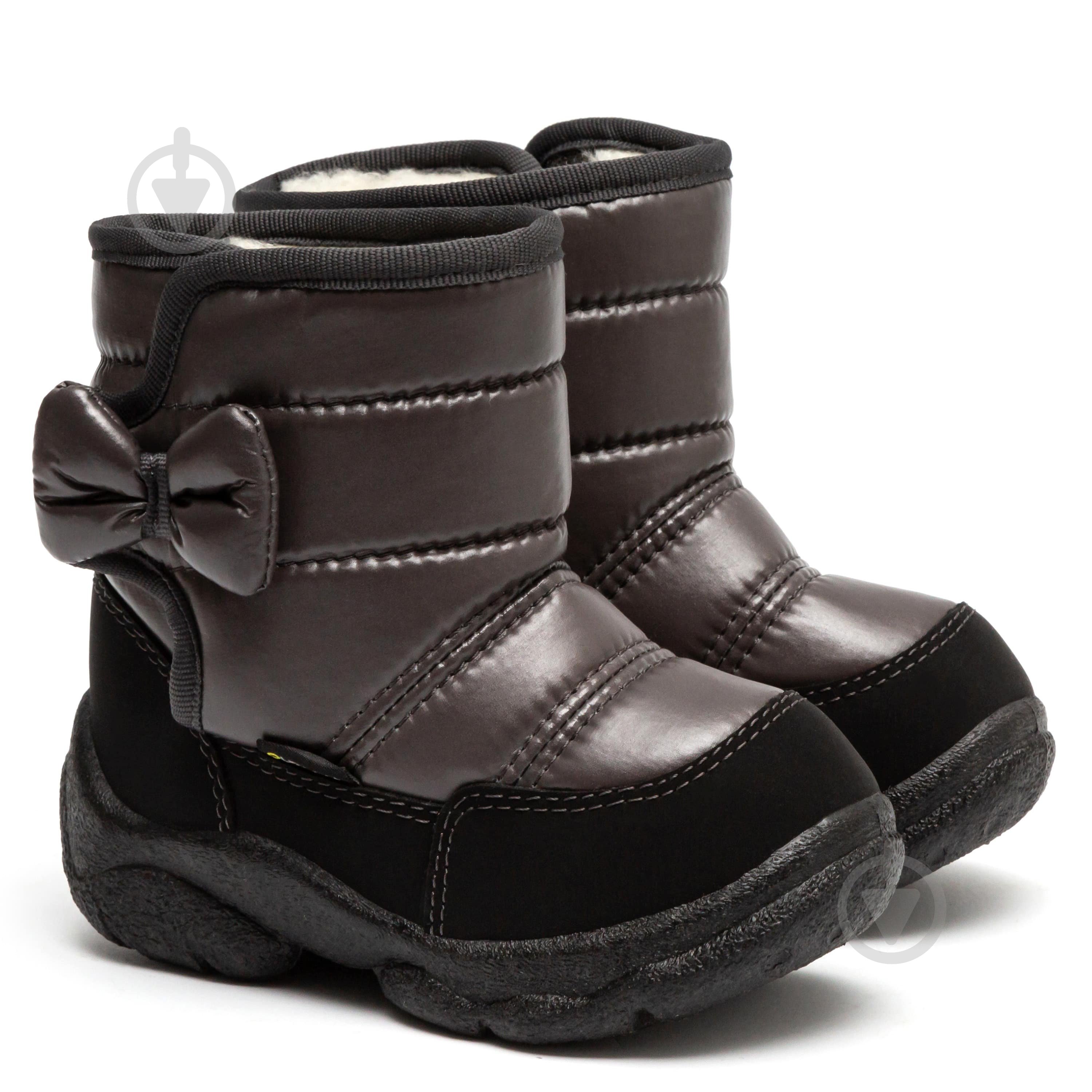 Сапожки зимние детские для девочек Oldcom LILA размер 25 [019] Black - фото 2