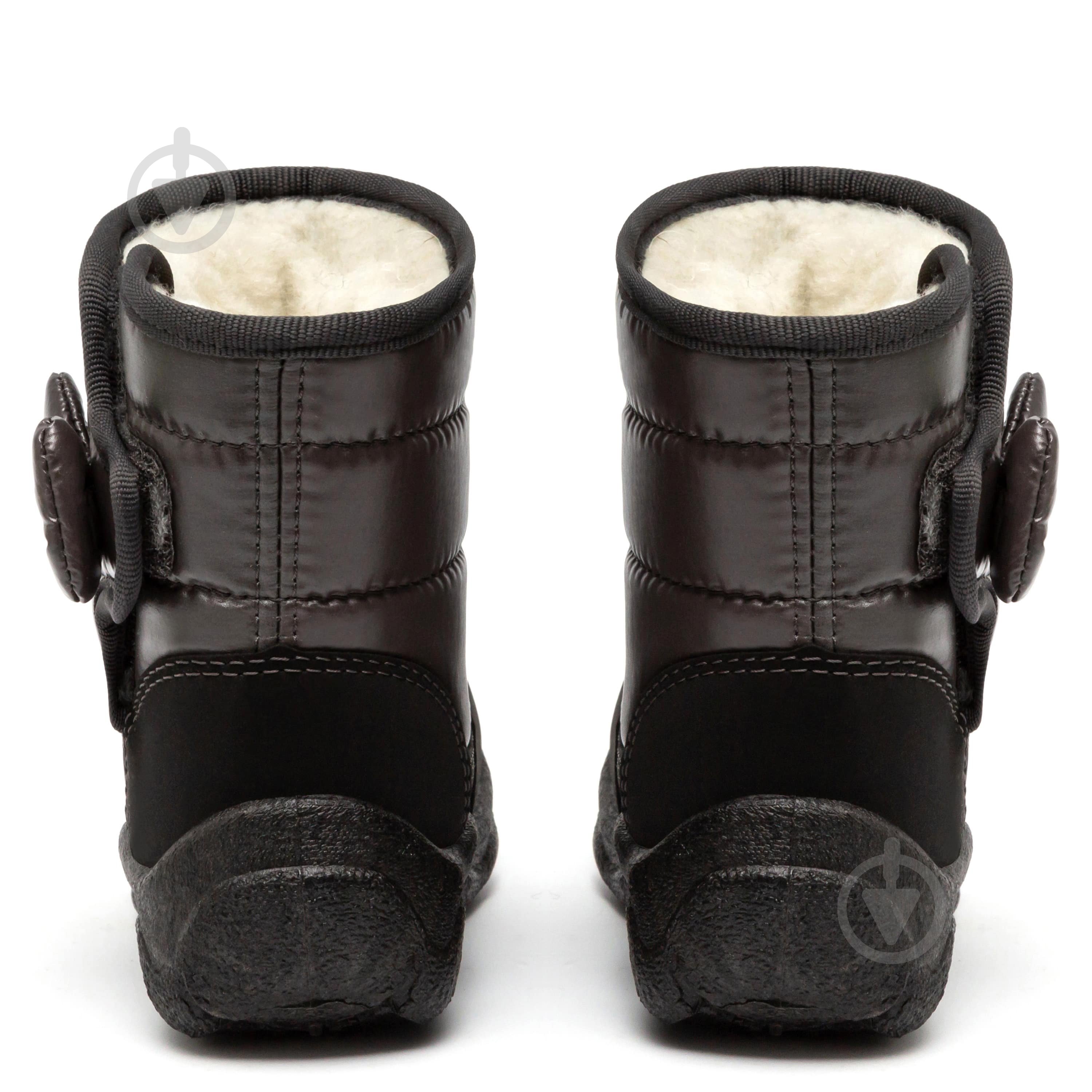 Сапожки зимние детские для девочек Oldcom LILA размер 25 [019] Black - фото 4