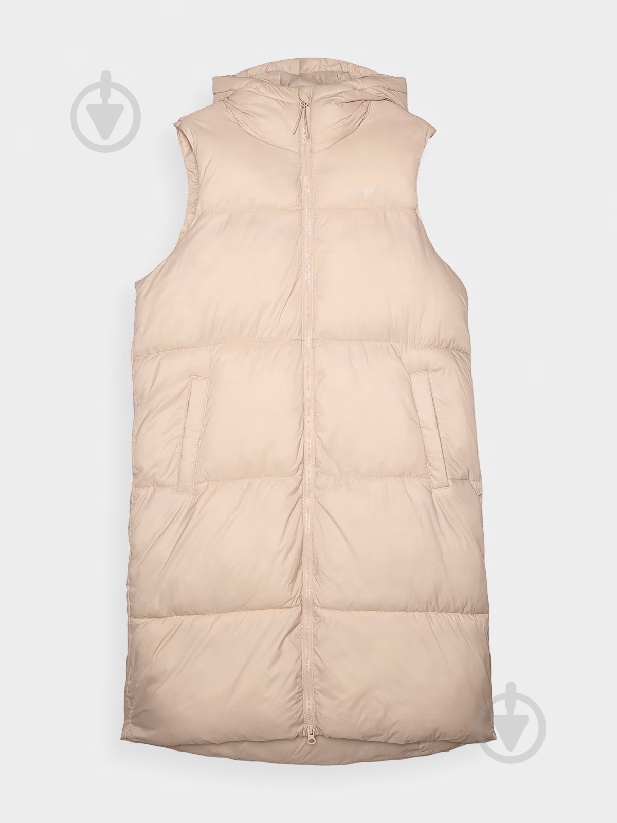 Жилет 4F VEST JACKET F143 4FWAW24TVJAF143-83S р.S бежевый - фото 7