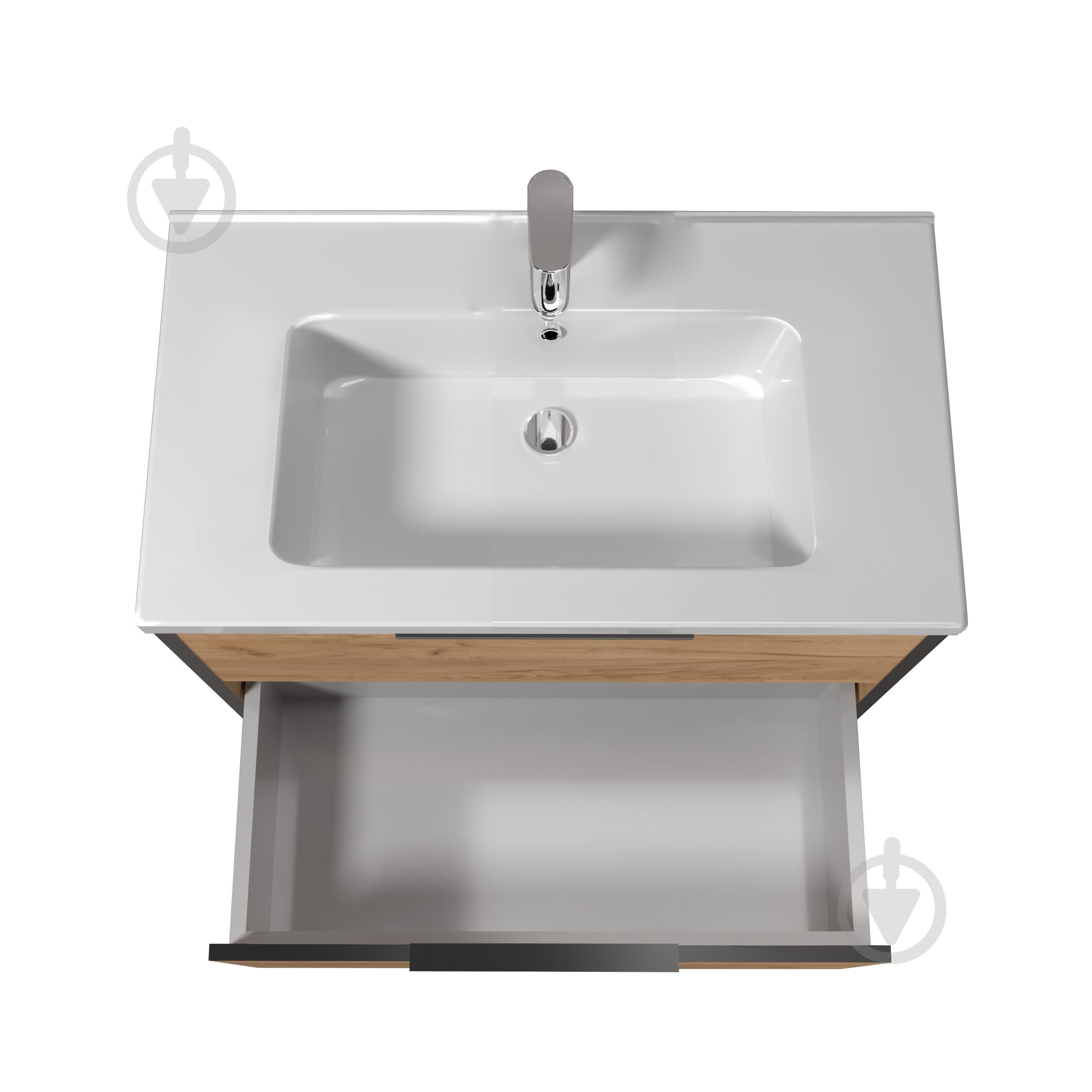 Тумба підвісна Мойдодир Line Craft 80- - фото 4