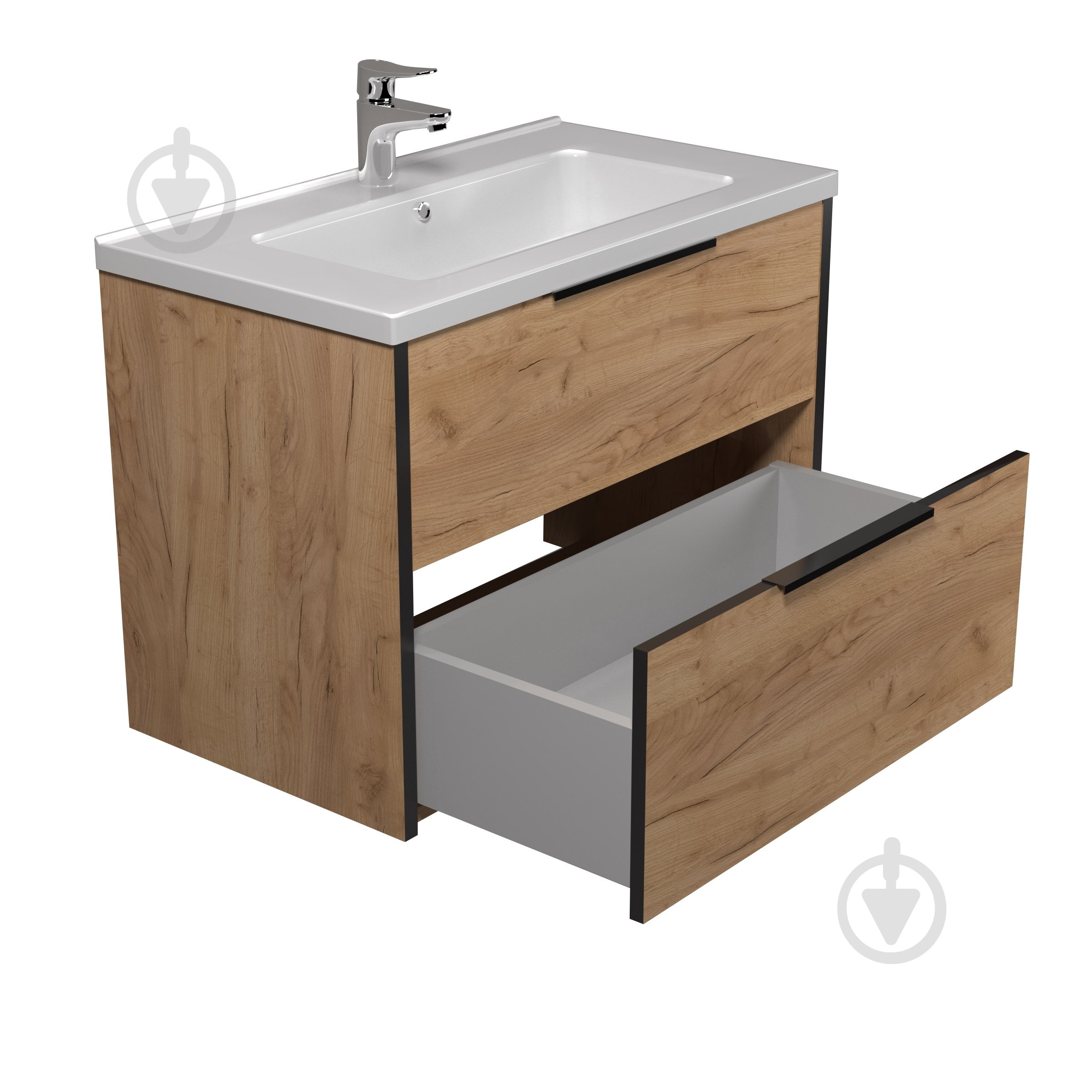 Тумба підвісна Мойдодир Line Craft 80- - фото 6