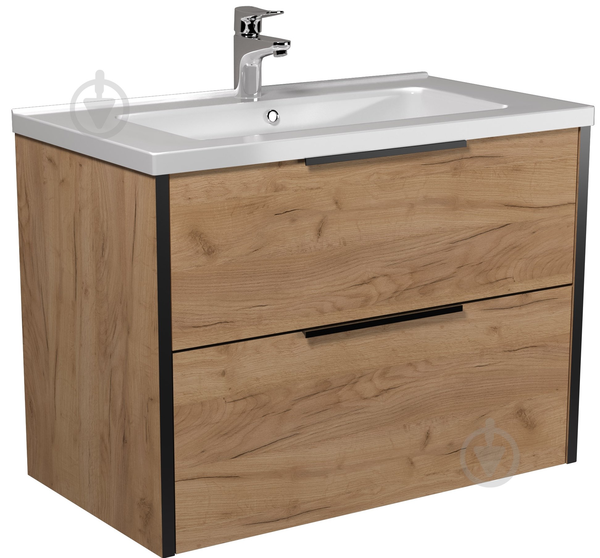 Тумба підвісна Мойдодир Line Craft 80- - фото 1