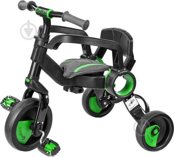 Велосипед детский Galileo Strollcycle Black зеленый GB-1002-G - фото 2 Велосипед детский Galileo Strollcycle Black зеленый GB-1002-G - фото 2