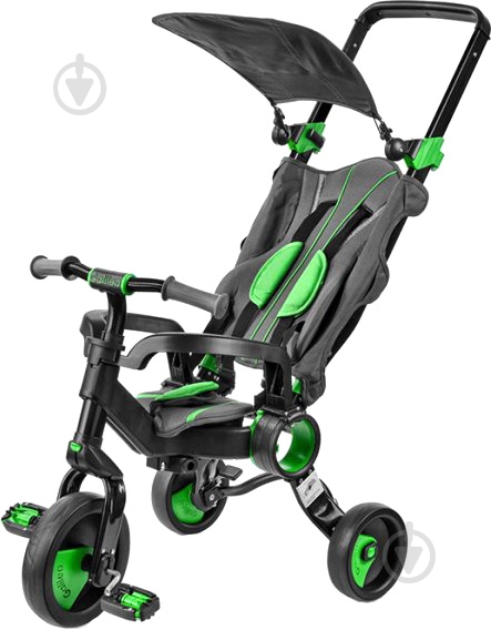Велосипед детский Galileo Strollcycle Black зеленый GB-1002-G - фото 1 Велосипед детский Galileo Strollcycle Black зеленый GB-1002-G - фото 1