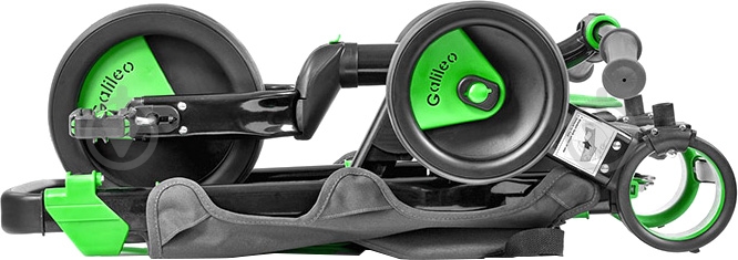 Велосипед детский Galileo Strollcycle Black зеленый GB-1002-G - фото 3 Велосипед детский Galileo Strollcycle Black зеленый GB-1002-G - фото 3
