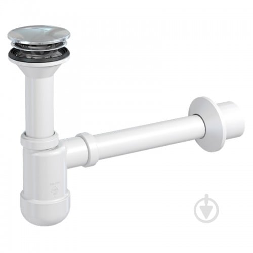 Сифон для умывальников Prevex Basic 1 1/4" телескопический Click-Clack 32/50 - фото 1