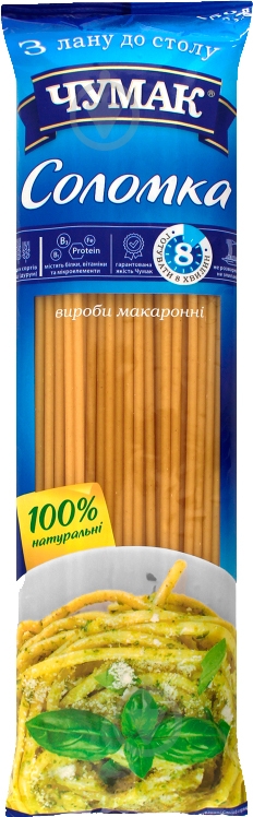 Макароны Чумак Соломка 350 г - фото 1