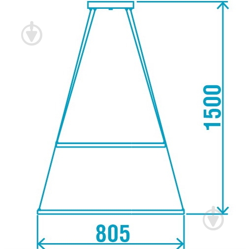 Люстра светодиодная Victoria Lighting 80 Вт серебряный Space/SP2 - фото 3