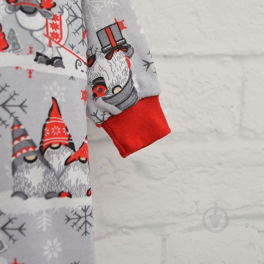 Ромпер-реглан унисекс Blanka Гном р.68-74 красный 110882 - фото 2 Ромпер-реглан унисекс Blanka Гном р.68-74 красный 110882 - фото 2