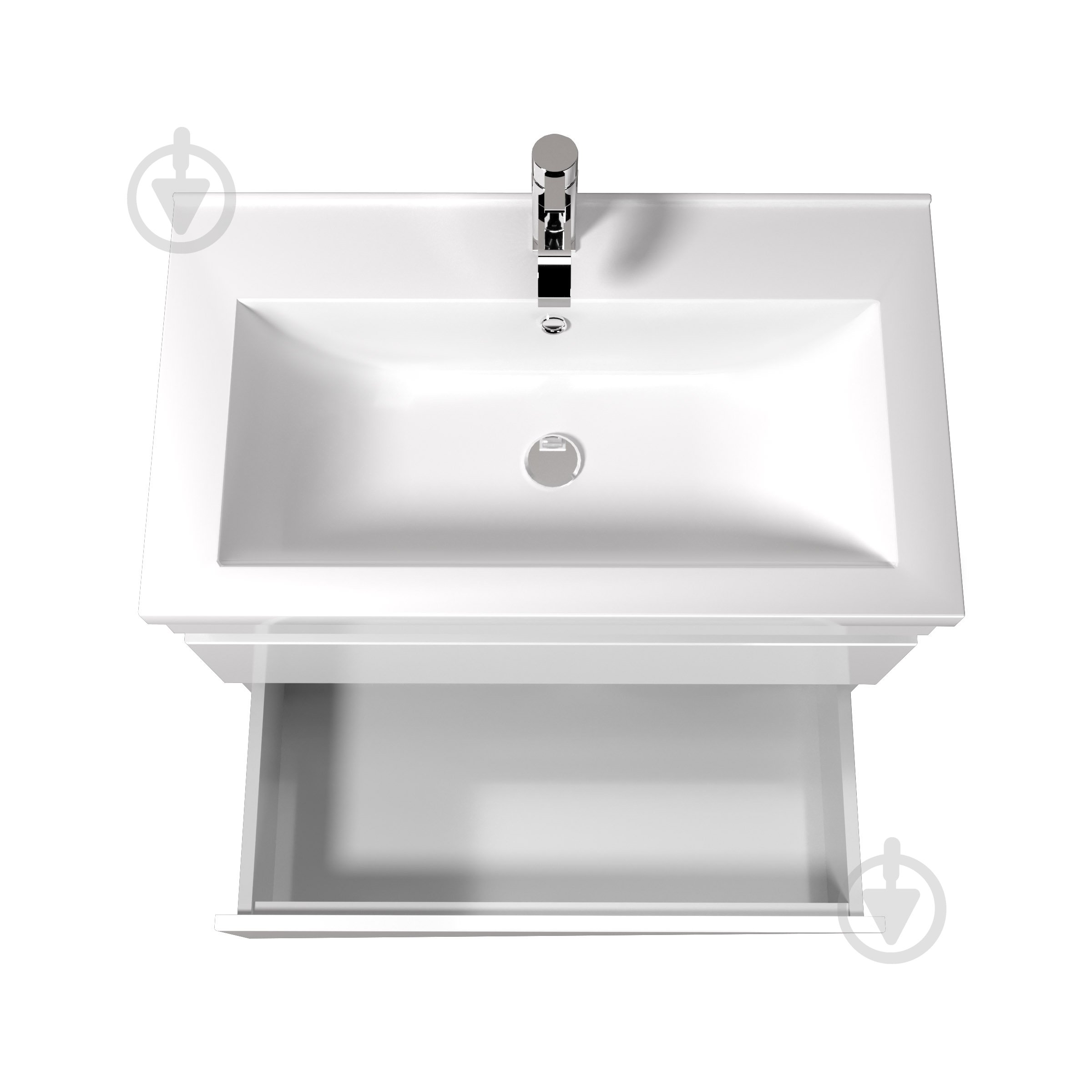 Тумба Мойдодир Soft White 80 з умивальником Cosmopolitan 80 підлогова - фото 4