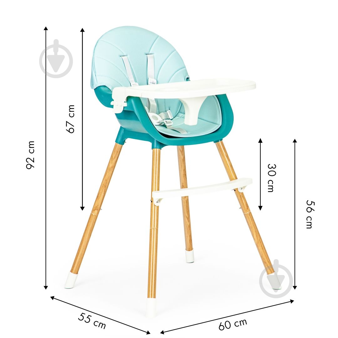 Стільчик-трансформер EcoToys 2 в 1 (HA-004 Blue) - фото 5