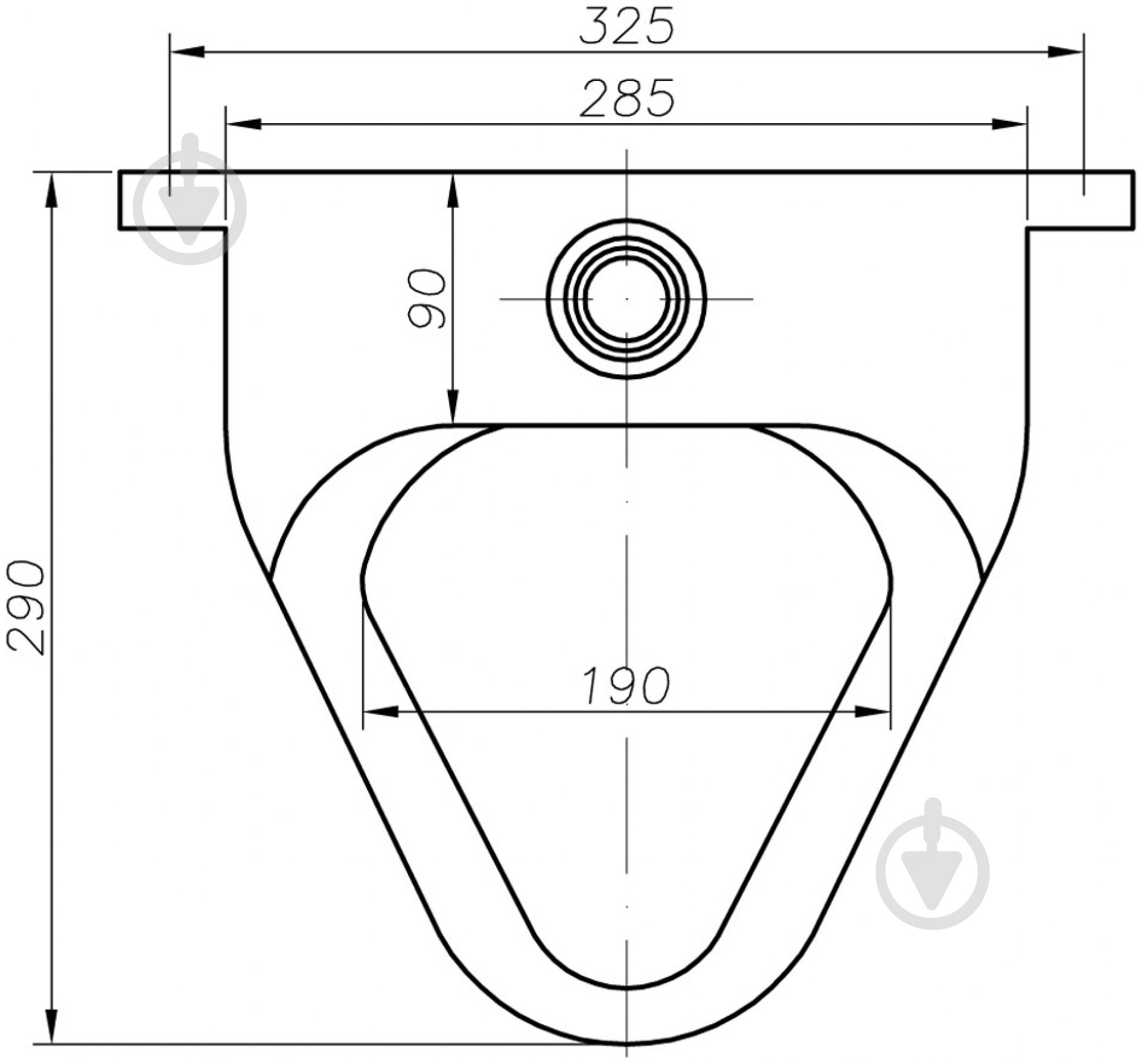 Писсуар Colombo R S10610100 - фото 5