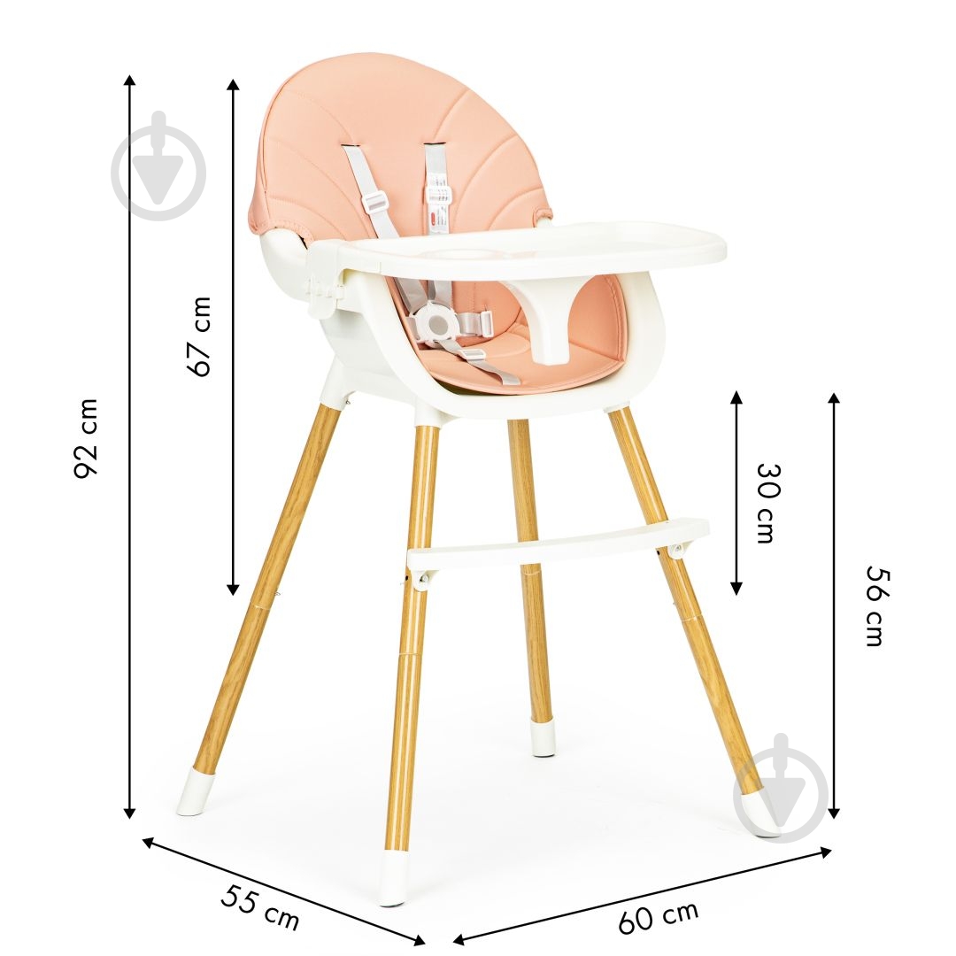 Стільчик-трансформер EcoToys 2 в 1 (HA-004 Pink) - фото 4