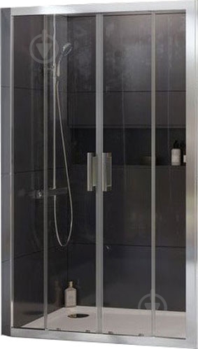 Душові двері Ravak 10DP2-100 Білий TRANSPARENT - фото 1