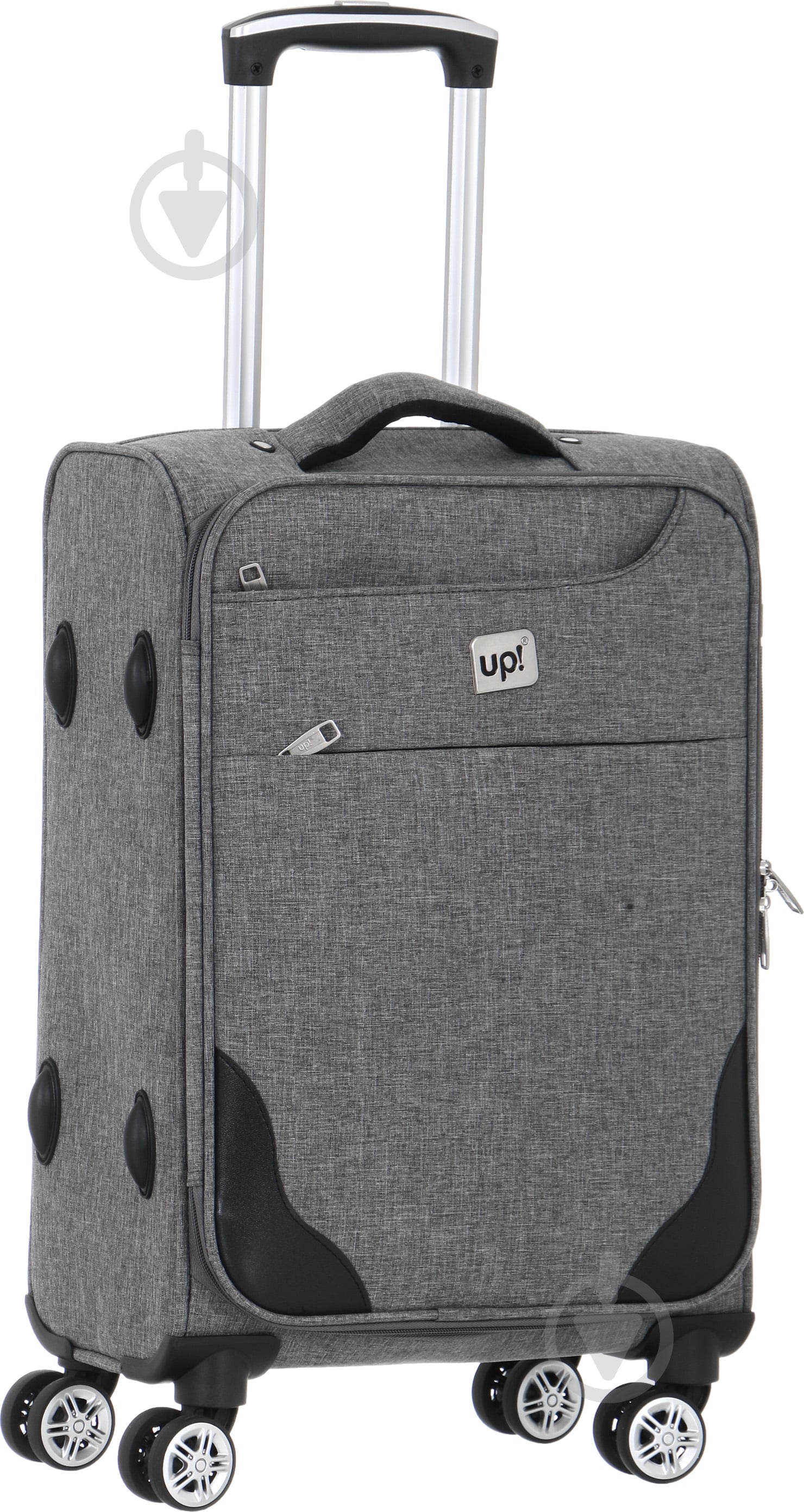 Чемодан UP! (Underprice) TD1113 60х40х22 см серый - фото 1