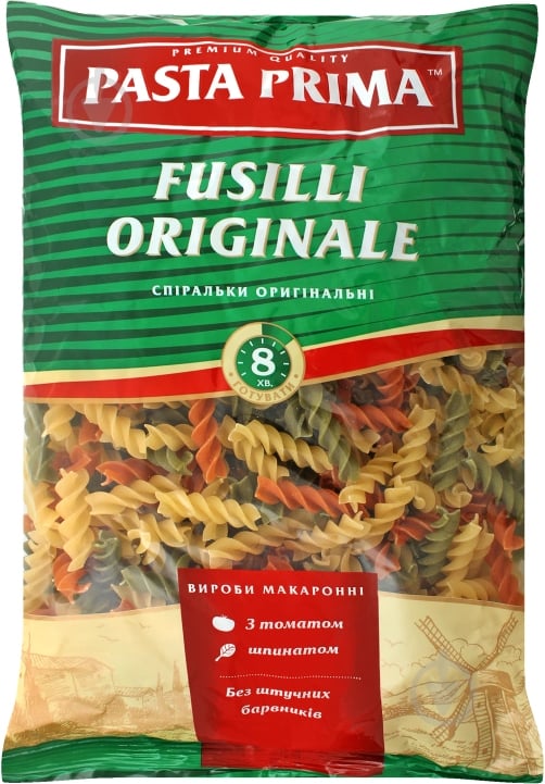 Макароны Pasta Prima Спиральки оригинальные 700 г - фото 1 Макароны Pasta Prima Спиральки оригинальные 700 г - фото 1