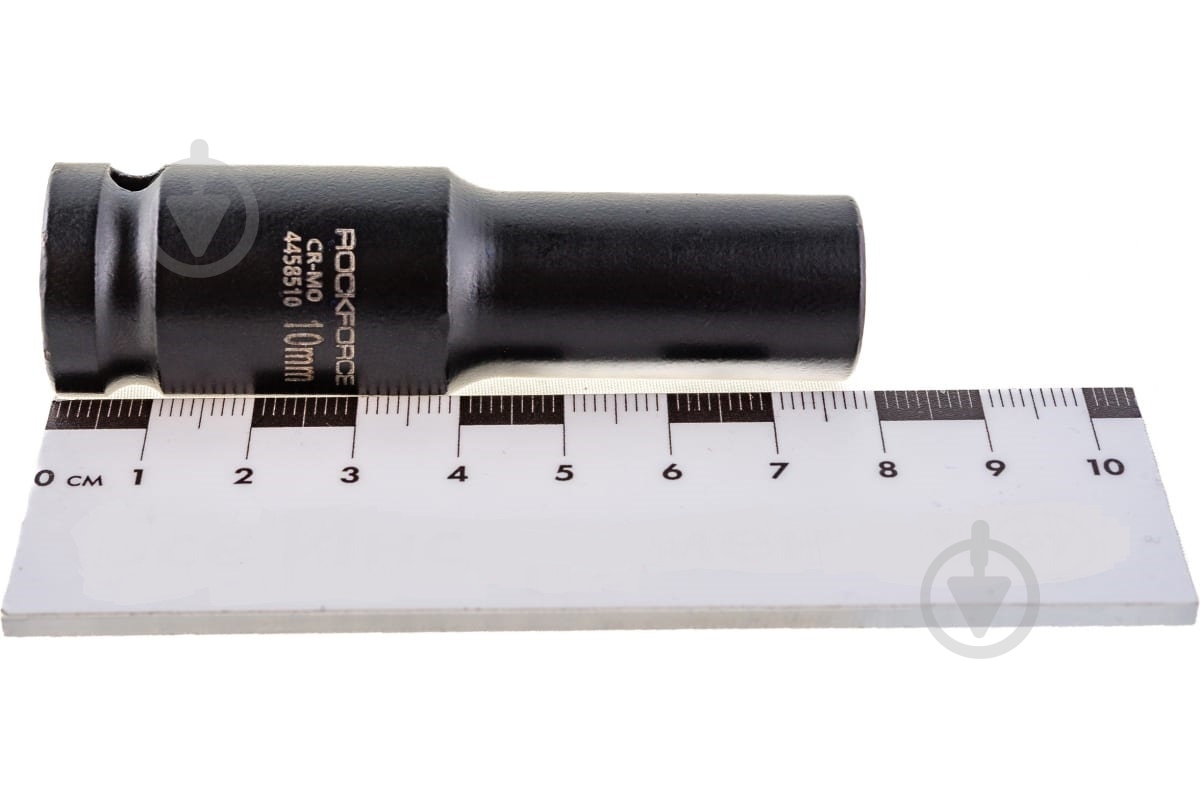 Головка ударна глибока 1/2", 10 мм (6 г.) Rock FORCE 1 шт. RF-4458510 - фото 3 Головка ударна глибока 1/2", 10 мм (6 г.) Rock FORCE 1 шт. RF-4458510 - фото 3