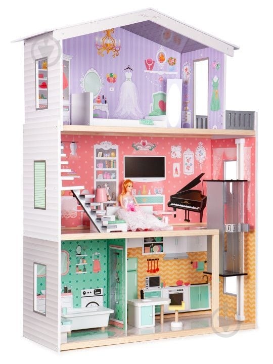 Домик для кукол EcoToys WOW 4128 - фото 3
