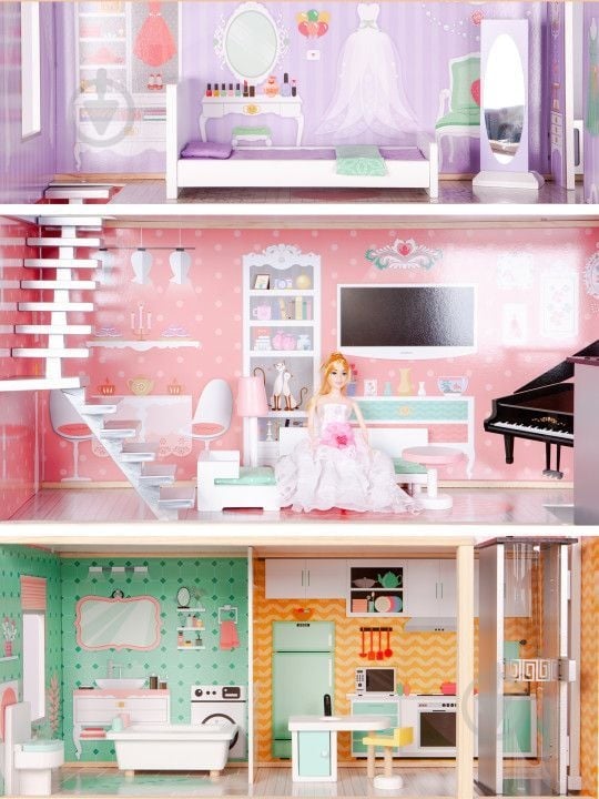 Домик для кукол EcoToys WOW 4128 - фото 4