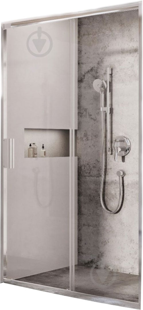 Душові двері Ravak BLSDP2-120 Полірованний алюміній TRANSPARENT - фото 1