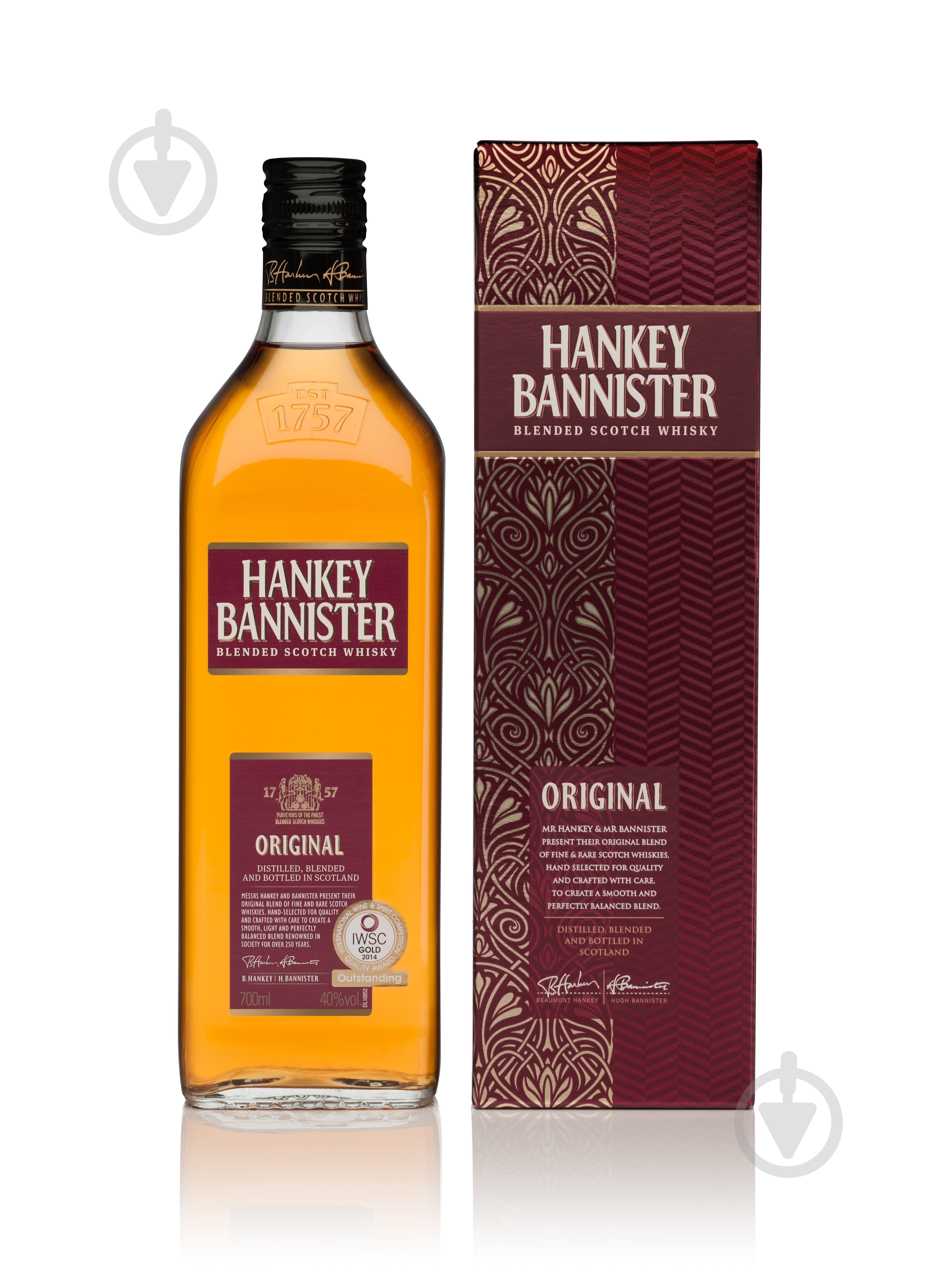 Виски Hankey Bannister Original 3 года выдержки 0,7 л - фото 1