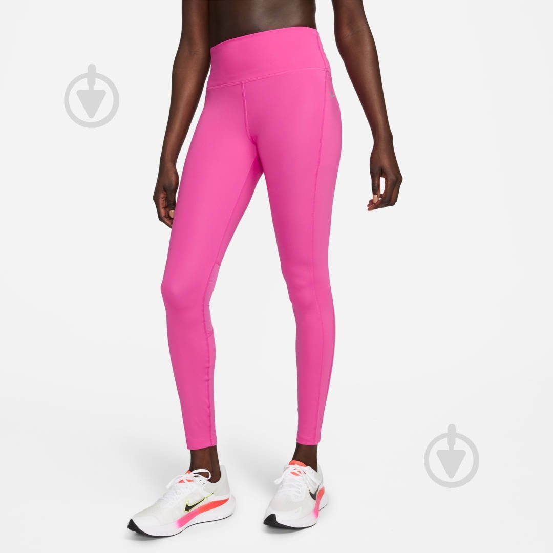 Лосины Nike W NK DF FAST TGHT CZ9240-623 р.S розовый - фото 1 Лосины Nike W NK DF FAST TGHT CZ9240-623 р.S розовый - фото 1