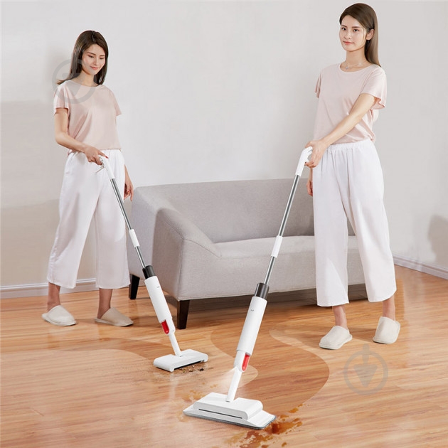 Швабра для пола Deerma с распылителем Water Spray Mop белый TB900 - фото 4