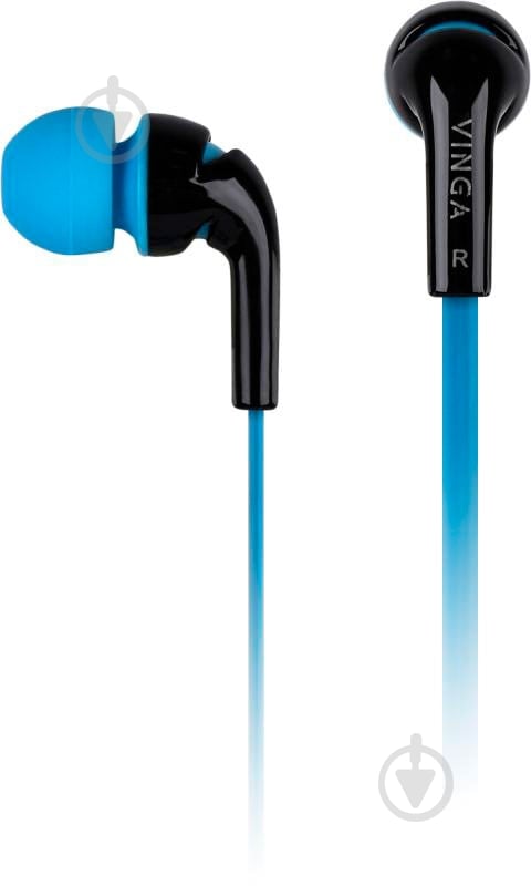 Наушники Vinga HSM016 black/blue HSM016BL - фото 1