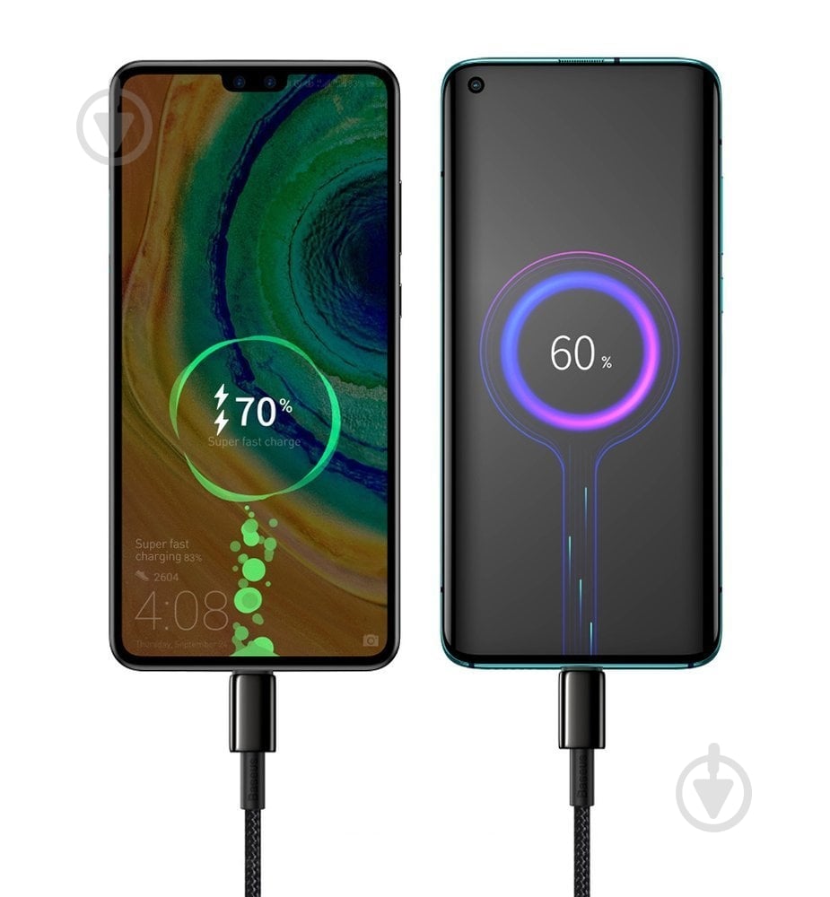 Кабель BASEUS Tungsten Gold Fast Charging Data Cable Type-C to Type-C 100W 2 м черный (CATWJ-A01) - фото 6 Кабель BASEUS Tungsten Gold Fast Charging Data Cable Type-C to Type-C 100W 2 м черный (CATWJ-A01) - фото 6