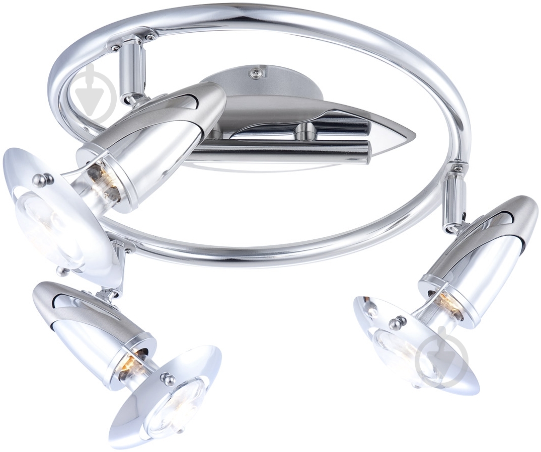 Спот Globo Lord 3x40 Вт E14 хром 5434-3 - фото 1