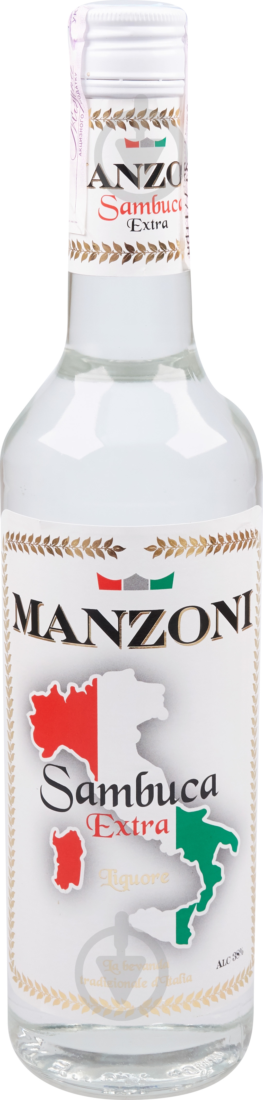 Ликер Manzoni Sambuca 38% 0,7 л - фото 1