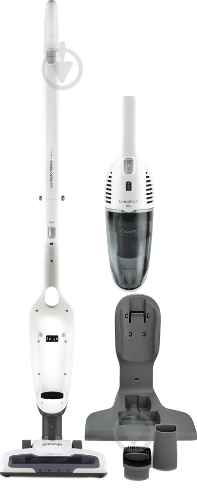 Пылесос Gorenje SVC180FW white - фото 2 Пылесос Gorenje SVC180FW white - фото 2