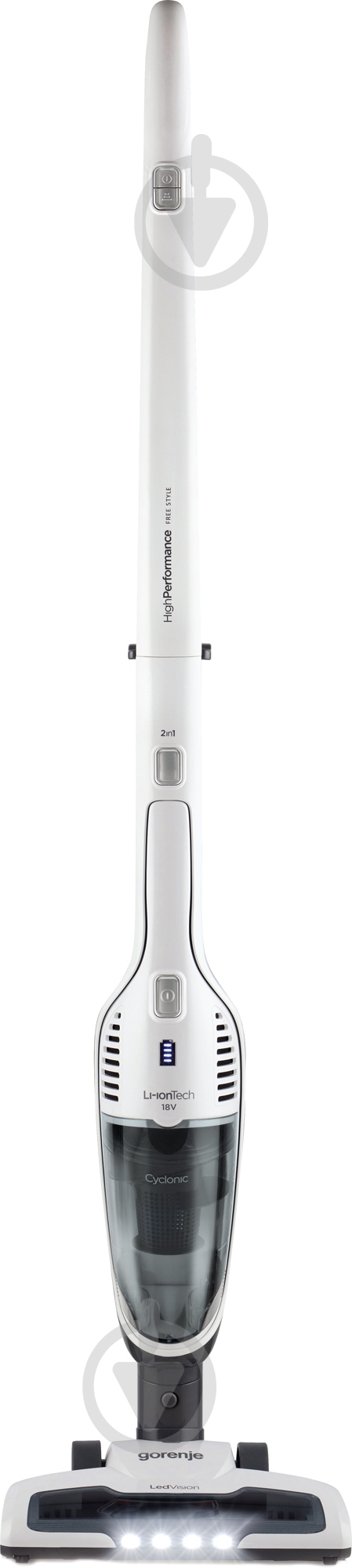 Пылесос Gorenje SVC180FW white - фото 1 Пылесос Gorenje SVC180FW white - фото 1