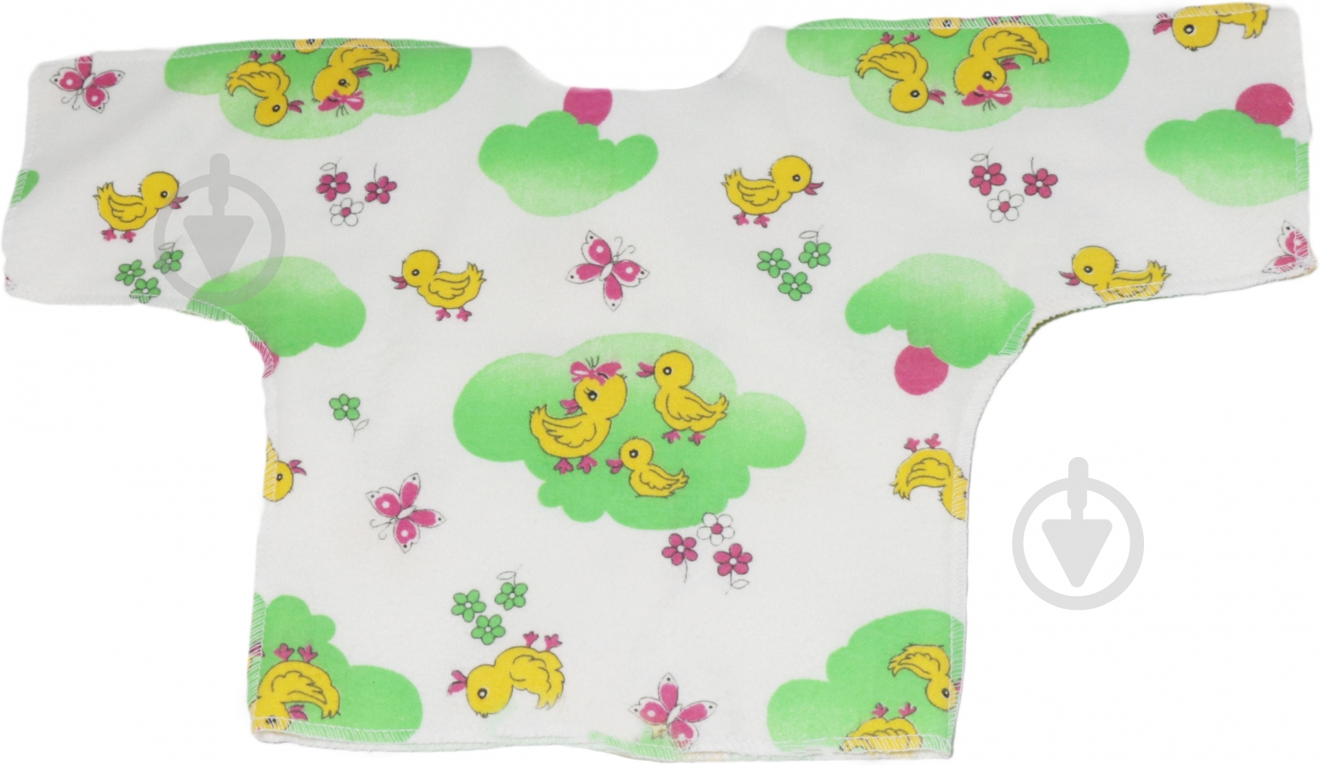 Распашонка для девочек Моя планета К8 р.40-44 белый с рисунком - фото 1