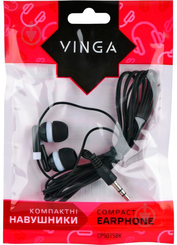 Наушники Vinga CPS015 black CPS015BK - фото 4 Наушники Vinga CPS015 black CPS015BK - фото 4