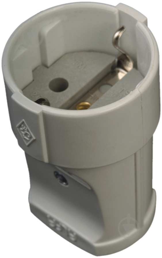 Розетка переносная ALFA с заземлением 250В 16А IP20 пластик белый - фото 1 Розетка переносная ALFA с заземлением 250В 16А IP20 пластик белый - фото 1