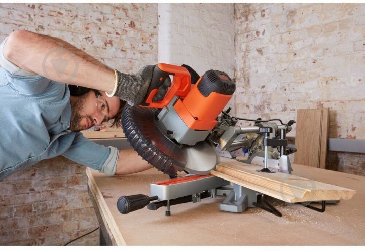 Пила торцовочная Black+Decker BES710 - фото 4