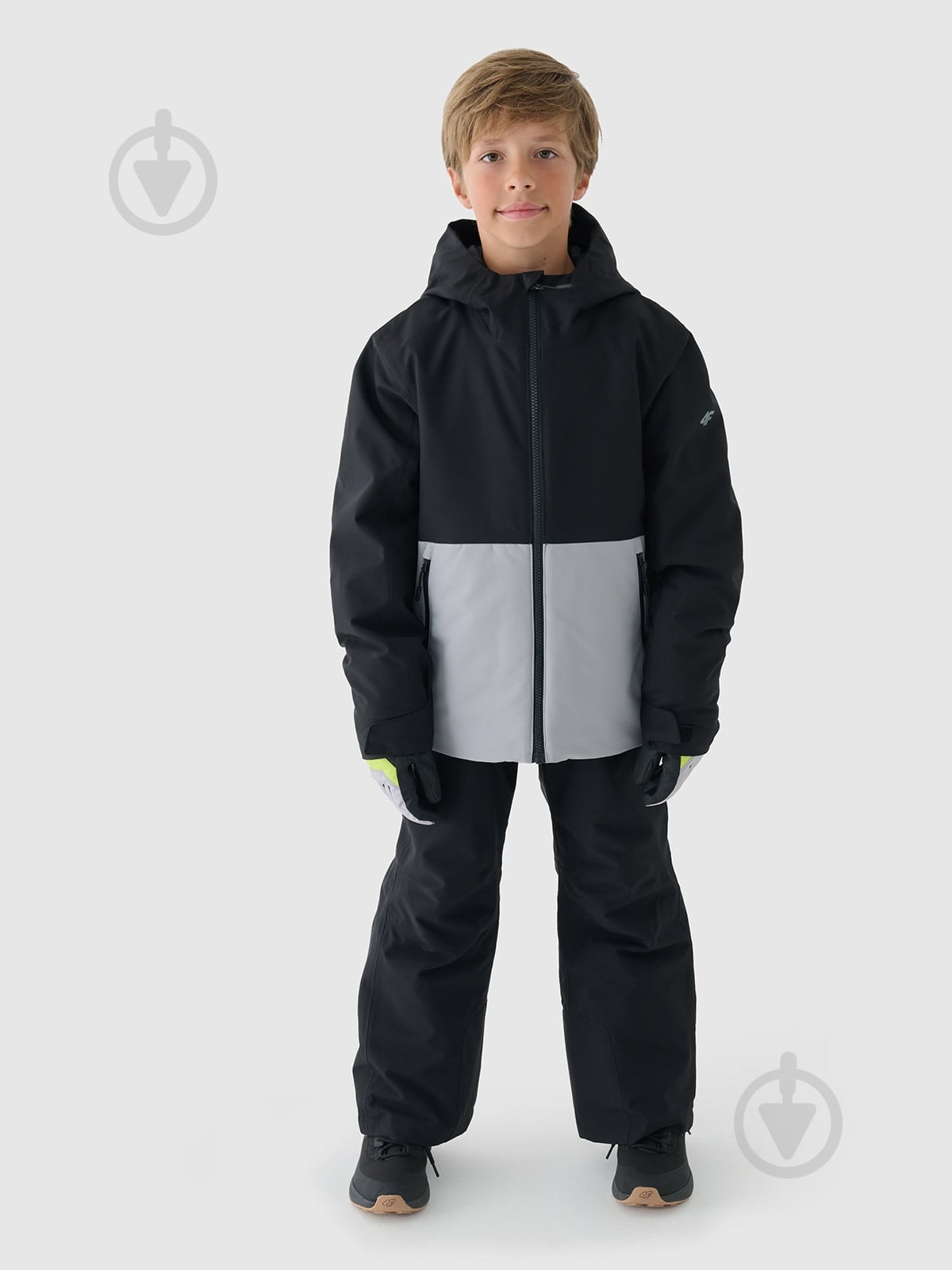 Куртка 4F TECHNICAL JACKET M533 4FJWAW24TTJAM533-25S р.140 серый - фото 3 Куртка 4F TECHNICAL JACKET M533 4FJWAW24TTJAM533-25S р.140 серый - фото 3