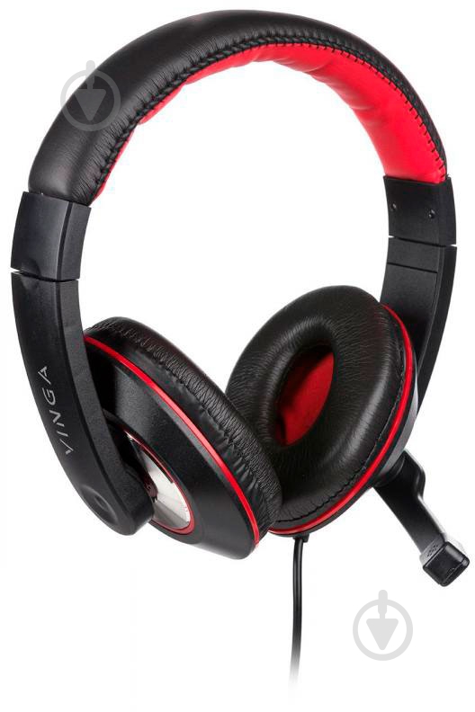 Навушники Vinga HSU040 black/red HSU40BK - фото 2 Навушники Vinga HSU040 black/red HSU40BK - фото 2
