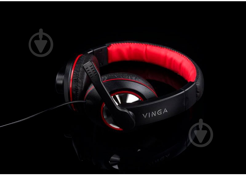 Навушники Vinga HSU040 black/red HSU40BK - фото 12 Навушники Vinga HSU040 black/red HSU40BK - фото 12