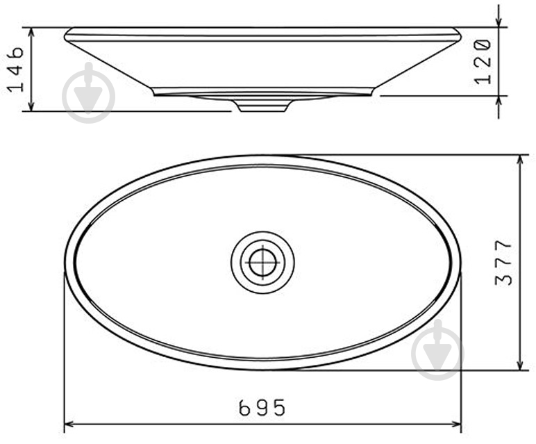 Умывальник EGO Lex R 70 - фото 3 Умывальник EGO Lex R 70 - фото 3