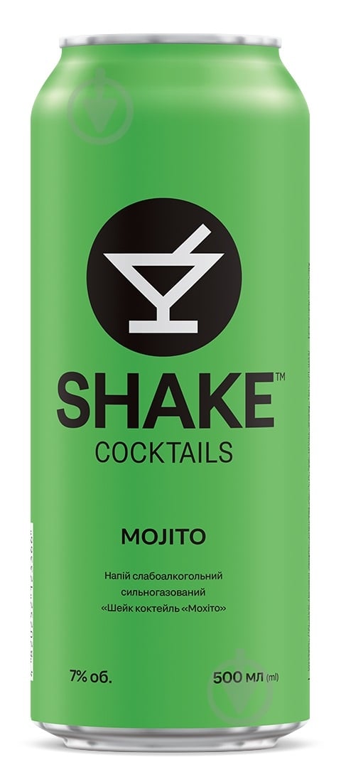 Слабоалкогольный напиток Shake Mojito 0,5 л - фото 1