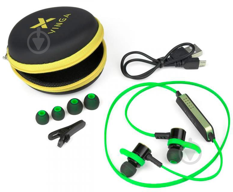 Bluetooth-гарнитура Vinga EBT050 green EBT050GR - фото 8 Bluetooth-гарнитура Vinga EBT050 green EBT050GR - фото 8