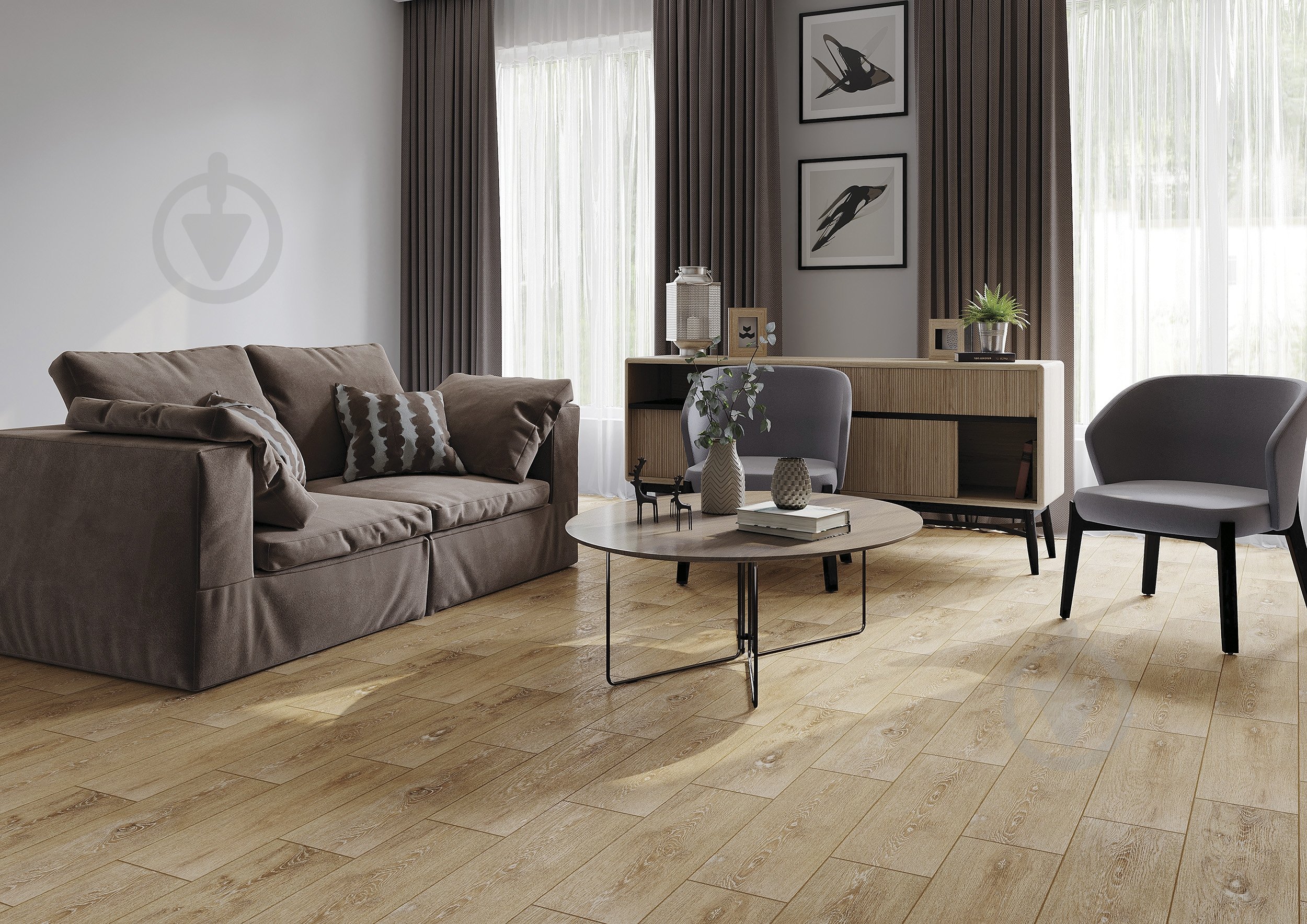 Плитка Cersanit Stanwood beige 18,5x59,8 см - фото 2