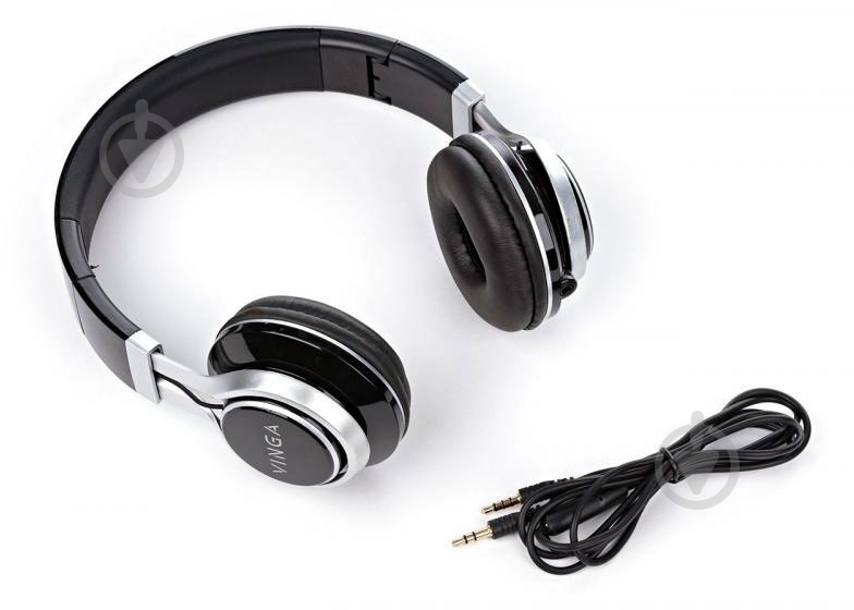 Наушники Vinga HSM040 black/silver HSM040BS - фото 10