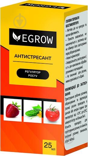 Біостимулятор росту рослин Egrow Egrow антистресант 25 мл - фото 1